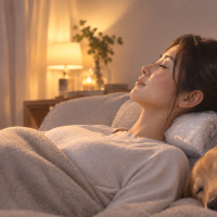 寝つけない夜に！ストンと眠りたい日のルーティン「首裏ホットタオル」