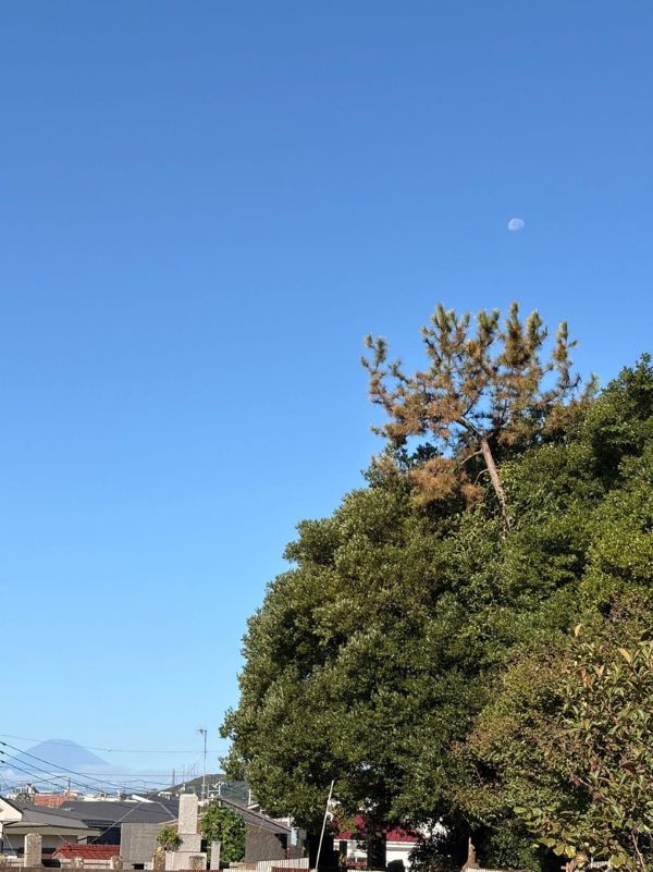 青空と富士山