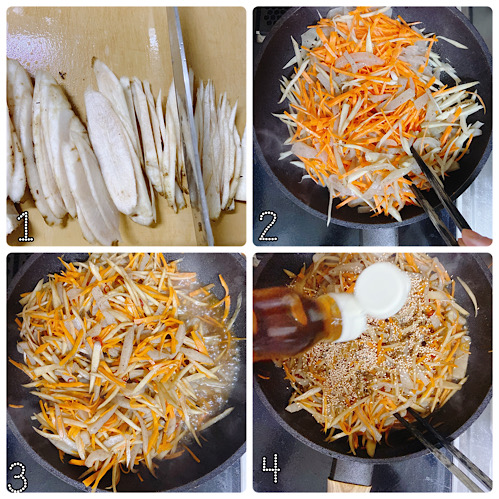 ごぼうこんにゃくのきんぴら作り方