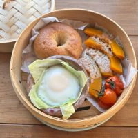 せいろで10分！かぼちゃ×チーズがおいしい「秋のモーニングプレート」