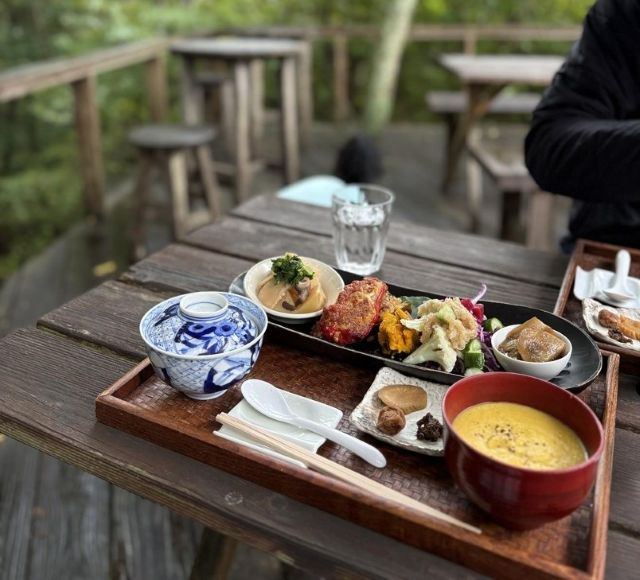 オーガニックカフェごぱんさんのランチ