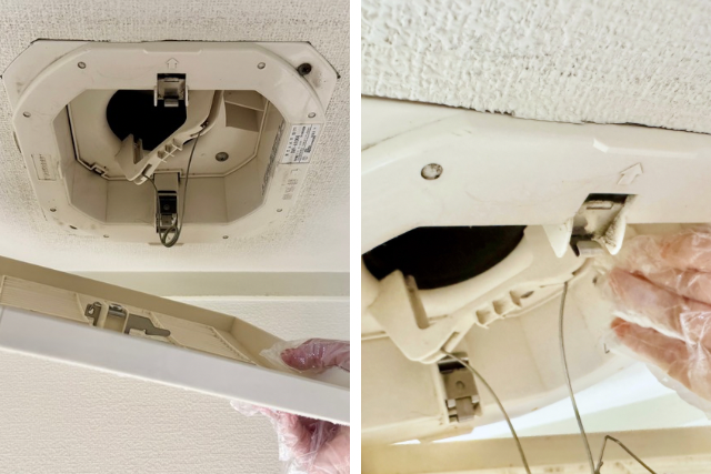 トイレの換気扇掃除