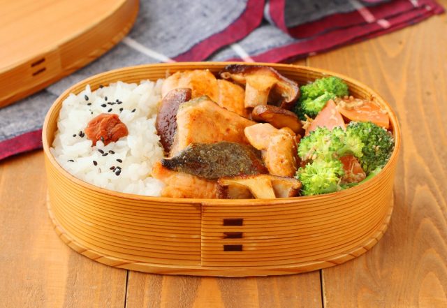鮭としいたけのバター醤油