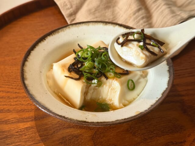 塩昆布バター温奴