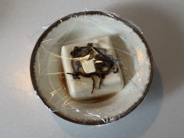 ラップをかけたお皿